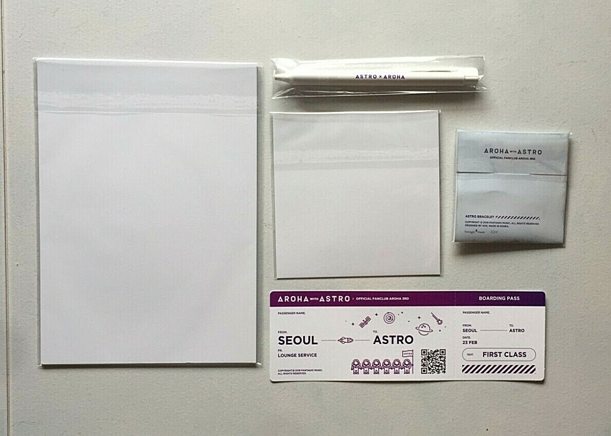 ASTRO ロボンver.2 FANCLUB 会員入会継続特典グッズ3点 セット