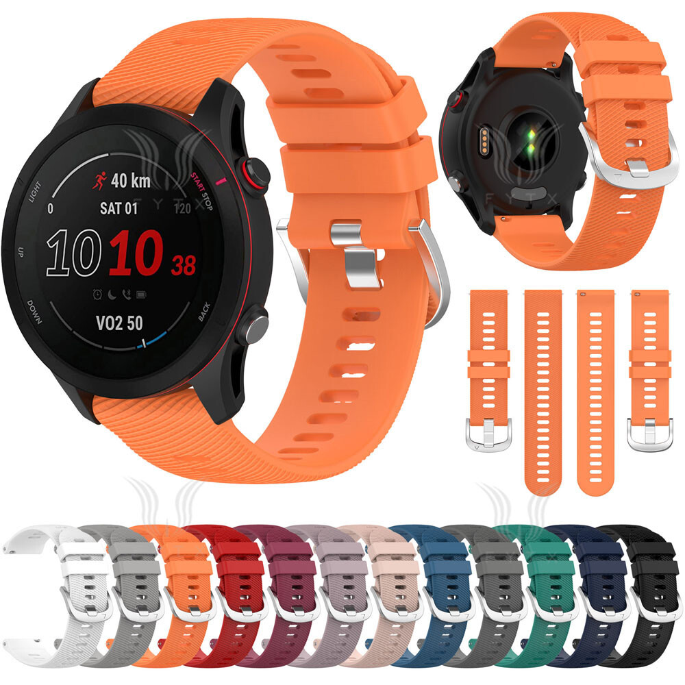 Silicone Strap Watch band For Garmin Forerunner 255 255S 165 245