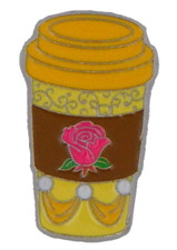 Beauty and the Beast Belle Rose Coffee Cup Individual Disney Trading Pin ~ New