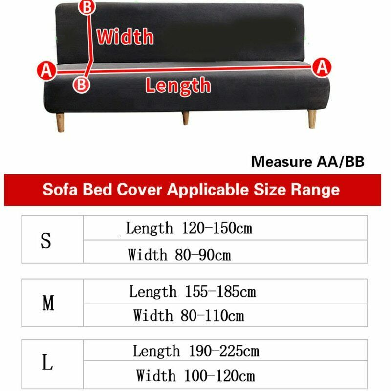 Thick Armless Skirt Sofa Cover Folding Slipcovers Elastic Velvet Couch