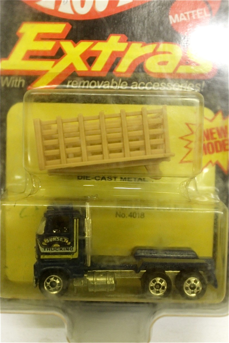 Vintage 1984 Hot Wheels Extras Ford Stake Bed Truck Diecast Metal