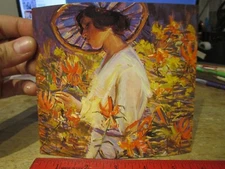 S1 Oversize Big Jumbo Size Postcard Arizona Donna Norine Schuster Scottsdale Art