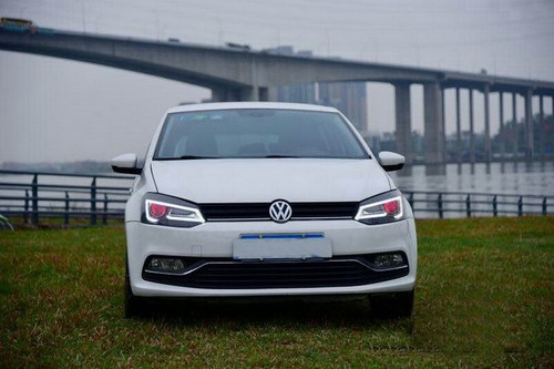 Fari Fanale per VW Polo 6R 11-17 LED Luce Light Bar Devil Eye Look - Photo 12/12