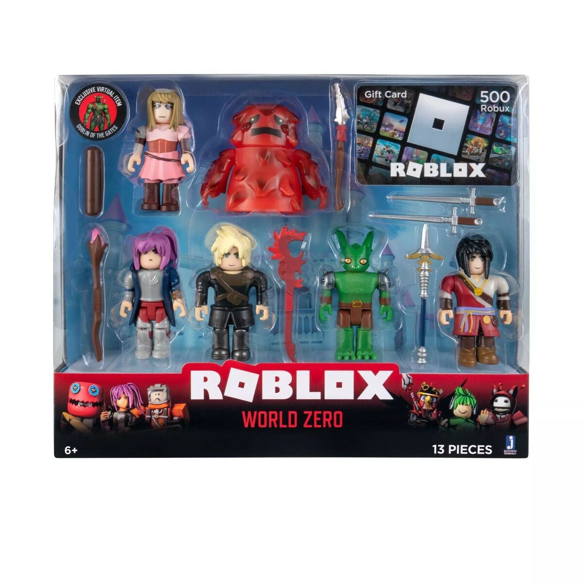 Roblox Action Collection - World Zero Six Figure Pack w/ Exclusive