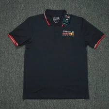 Castore Shirt Mens Medium Blue Red Bull Racing Core Polo Short Sleeve