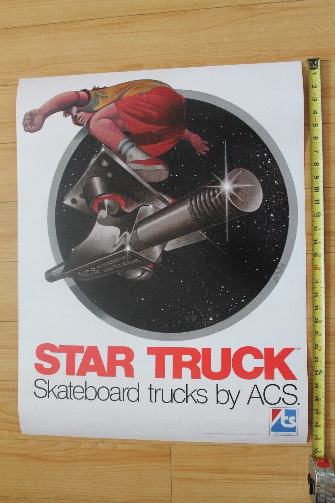 Indianapolis Mall ACS Skateboard Trucks Star Truck Reprint 24x Skateboarding Boston Mall Retro