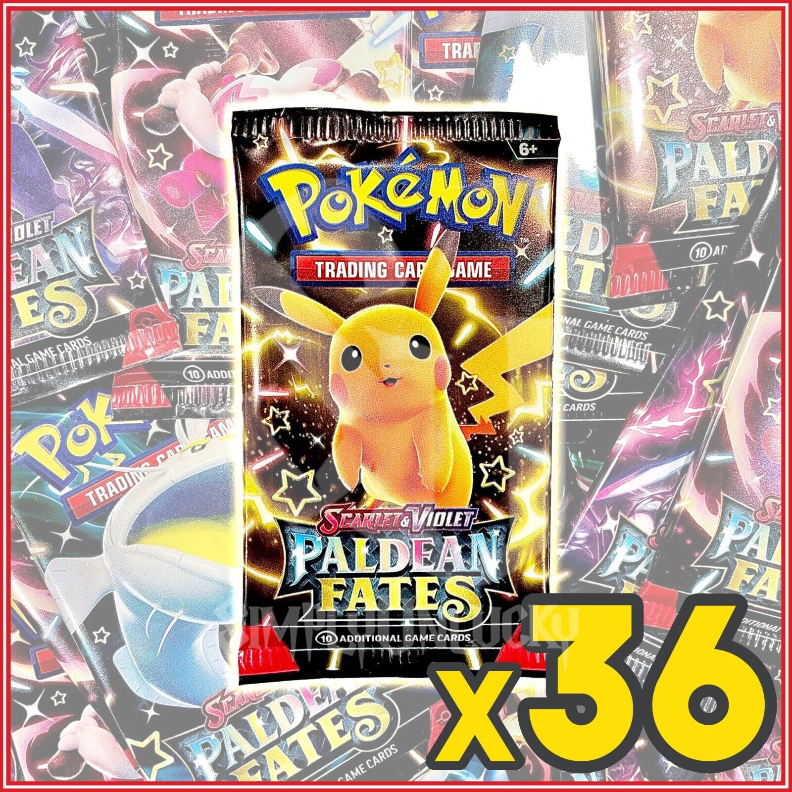 Pokemon TCG: Scarlet & Violet PALDEAN FATES 36 PACKS | Same as Booster Box🔥