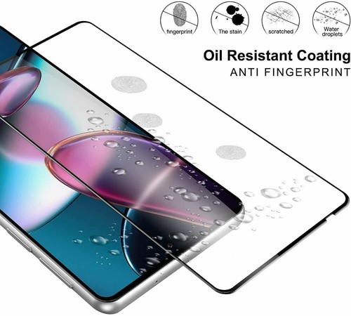 For Motorola Moto G13 Full Screen Curved Tempered Glass Screen Guard Protector - Picture 9 of 12