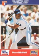 #30 Dave Winfield - Toronto Blue Jays - 1992 Diet Pepsi Baseball