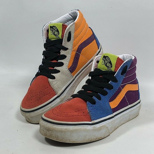 colourful high top vans