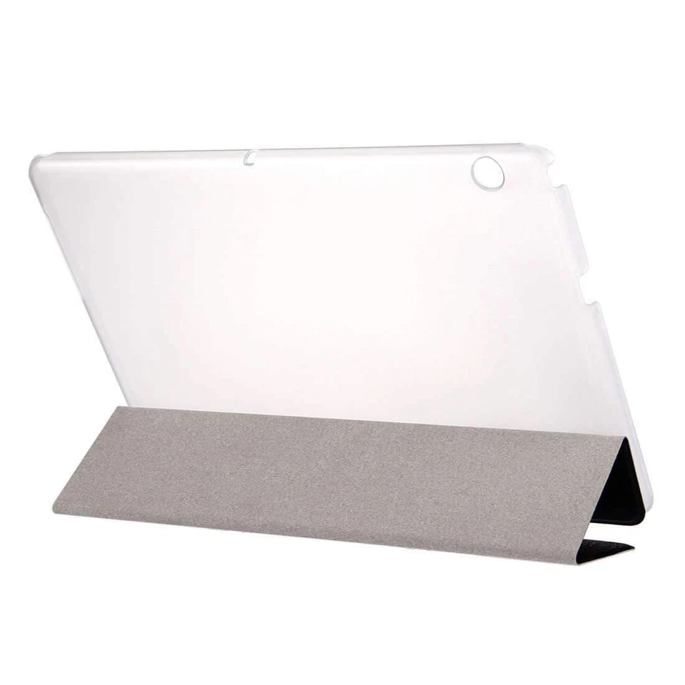 For Huawei MediaPad T3 10 9.6 inch 3-folding Folio PU Leather Stand Case Cover - Image 2 of 4