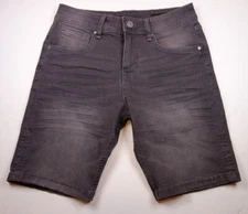 THE PERFECT JEAN NYC Men's Faded Black Demin Shorts NWOT 28x9 28