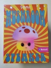 Mushroom Speaker Bluetooth Wireless Color Changing Soft  Squishy Silicone 5x5x5