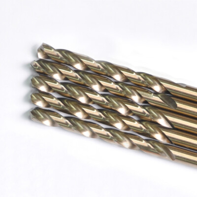 Drillforce 5PC 21/64'' Cobalt Drill Bit Set HSS M35 Jobber Length Metal Drill Bit