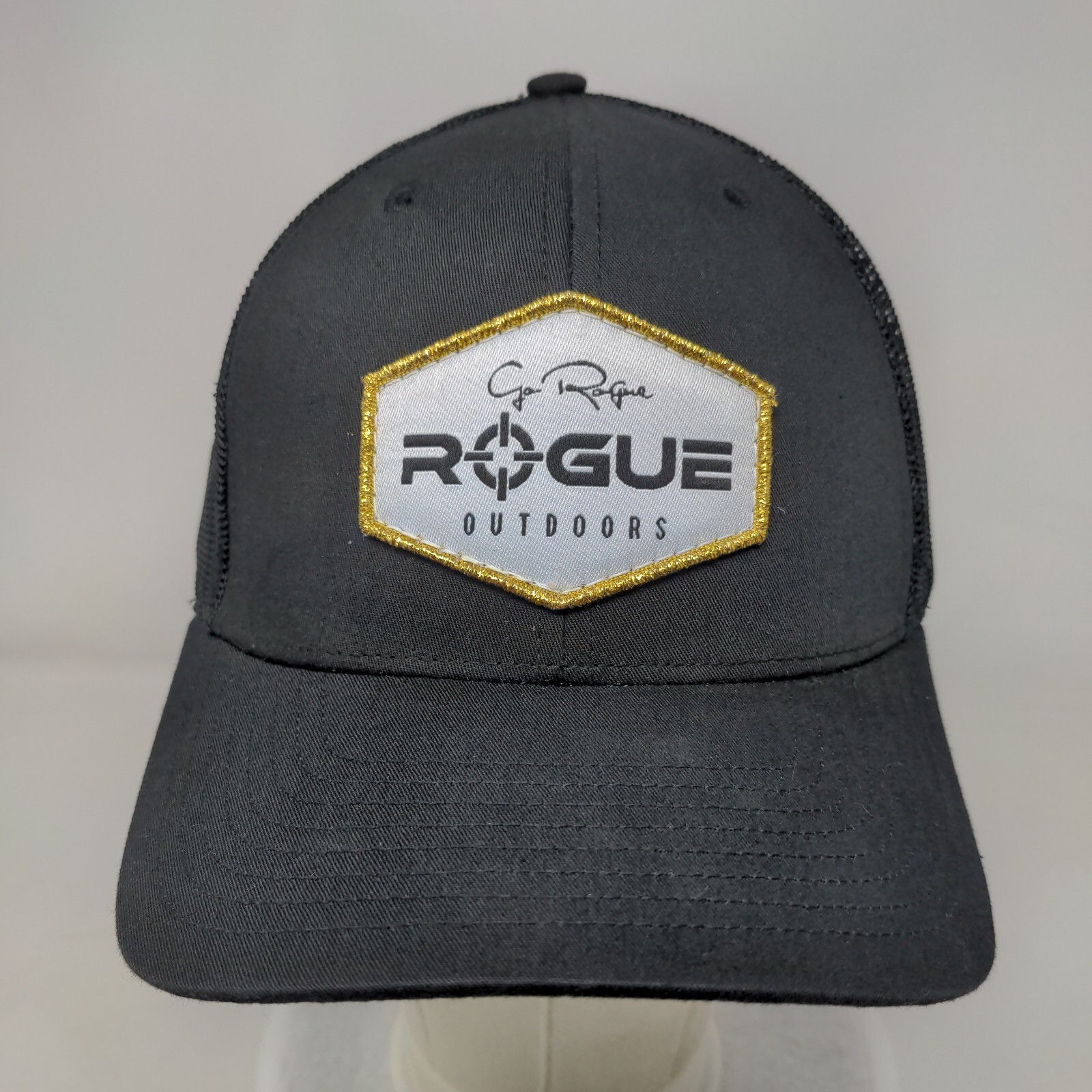 Rogue Outdoors Patch Snapback Mesh Back Trucker H… - image 2