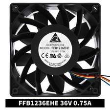 Delta FFB1236EHE DC36V 0.75A 4-Wire Inverter Cooling Fan