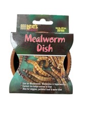Mealworm Dish Brown Lee's Aquarium New 20165