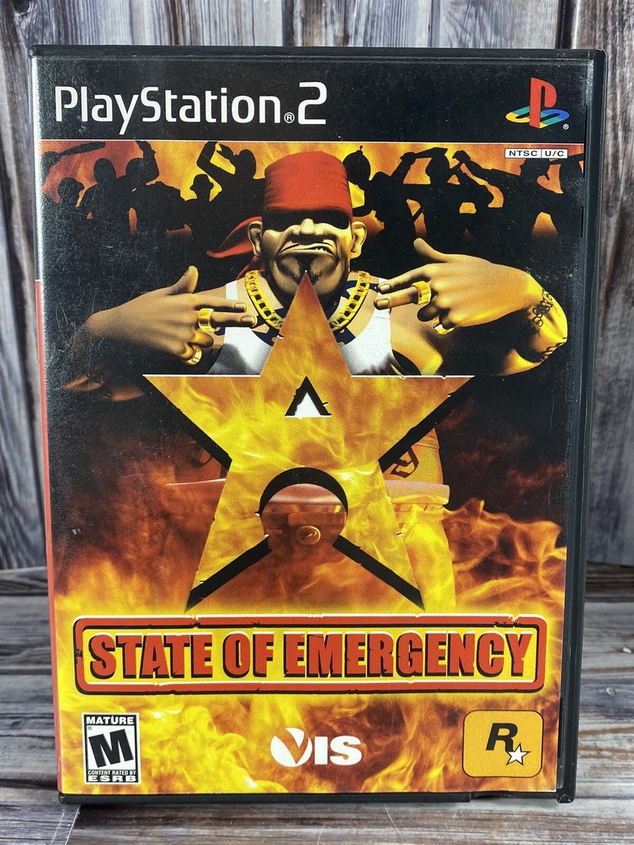 STATE OF EMERGENCY 北米版　PlayStation2 Sony Playstation 2 PS2 - State of Emergency - 100% Complete
