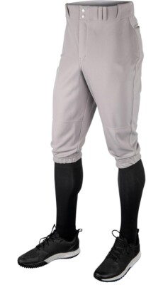New Champro Sports MVP Knicker Mens Adult Baseball Pants Grey Size Medium M BP42