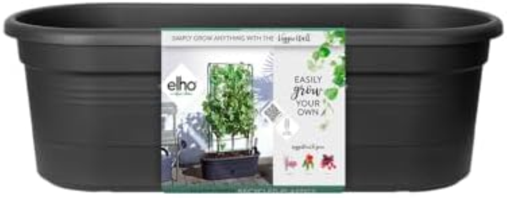 Elho Green Basics Veggie Wall Fioriera, Nero, 78 CM