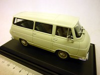 143ABS-705EB Abrex 1:43 Skoda 1203 Mikrobus Ice Weiß