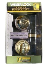 Case of 6 Deadbolts Collections by Weiser Lock Heavy Duty - Multiple Colors NEW
