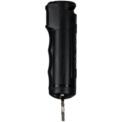 Police Magnum pepper spray 1/2oz Black Flip Top Keychain Security Self Defense