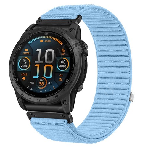 Nylon Braided Loop Band Strap For Garmin Fenix 8 E 7 7X 6 6X Pro 5 5X Instinct 3 - Afbeelding 21 van 24