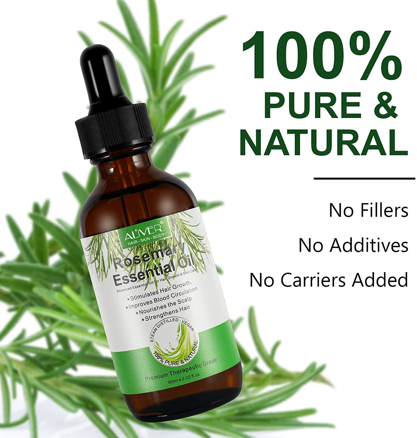 Olio di Rosmarino Bio 100% Puro: Cura Naturale per i Tuoi Capelli - 4