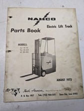 Schaeffnamco Parts Book List Manual Electric Lift Truck 1972 Su 18-15e 20-20e Lc Schaeffnamco Parts Book List Manual Electric Lift Truck 1972 Su 18-15e 20-20e Lc