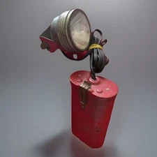 Vintage JUSTRITE No. 1904-5 MINERS Flashlight