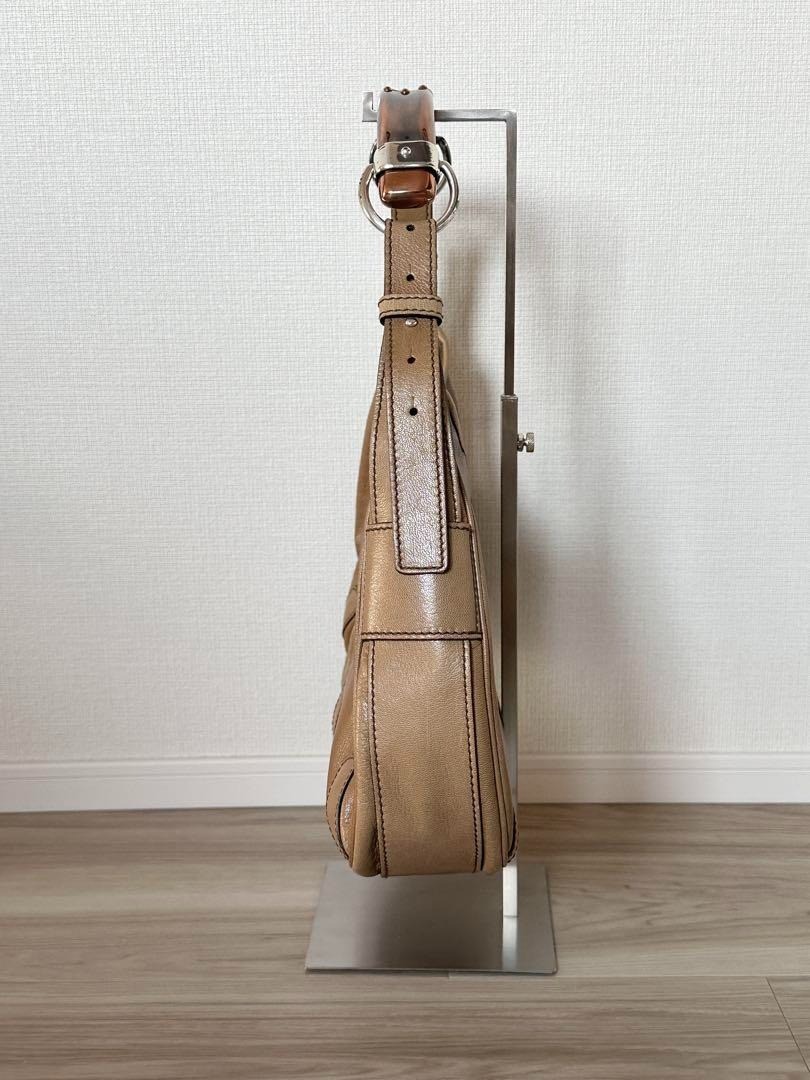 Borsa a tracolla Yves Saint Laurent Rive Gauche MOMBASA manico in metallo rara