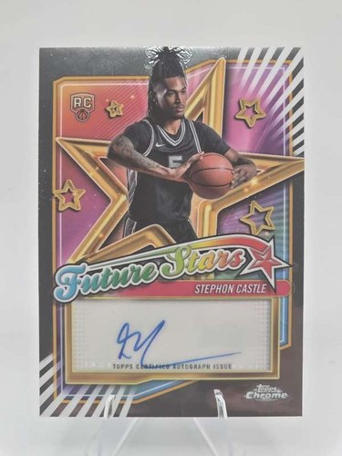 Stephon Castle #FSA-SC 2024 Topps Chrome Future Stars Autograph card