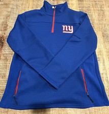 New York Giants Men  s Large NFL Ultra Game 1/4 Zip
