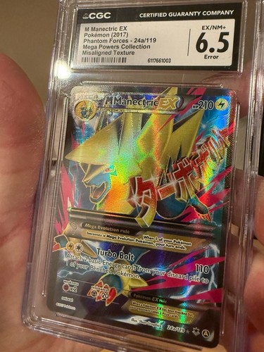 M Manectric-EX graded CGC 6.5 for sale on eBay