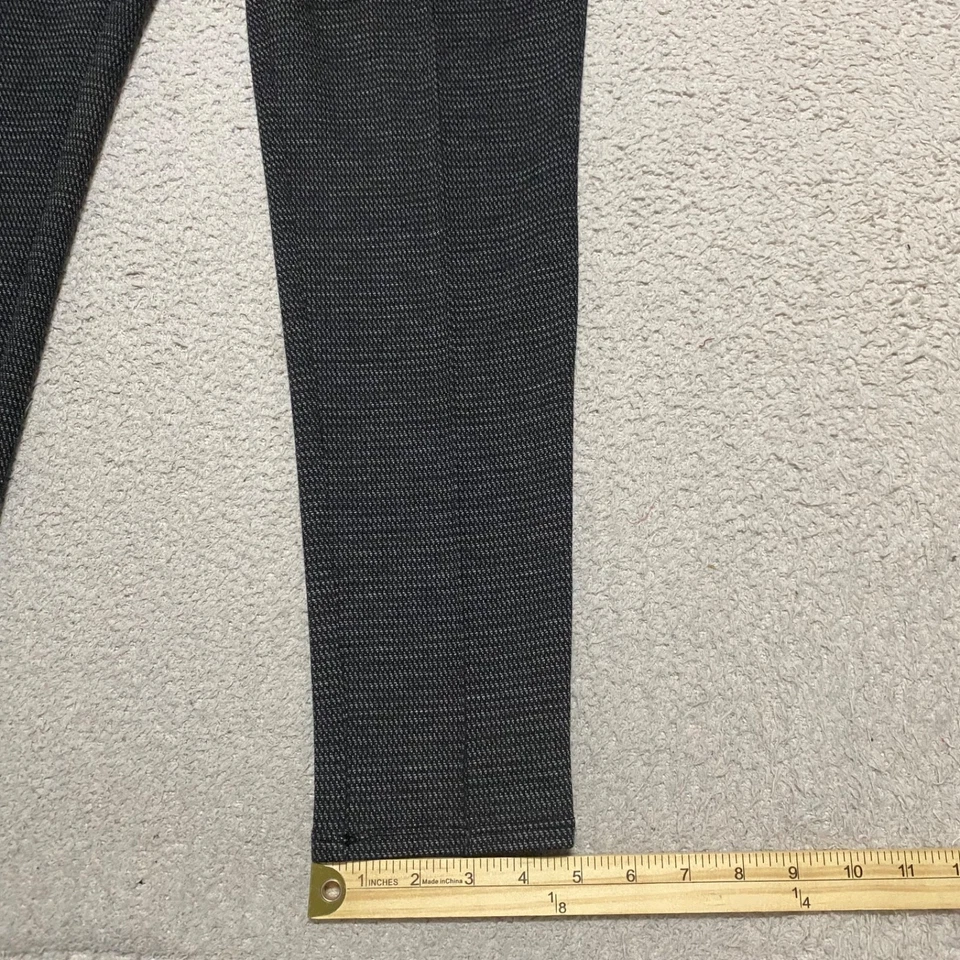 Apt. 9 Pantalones medianos para mujer gris tejido tobillo leggings elásticos Foto 4 de 4