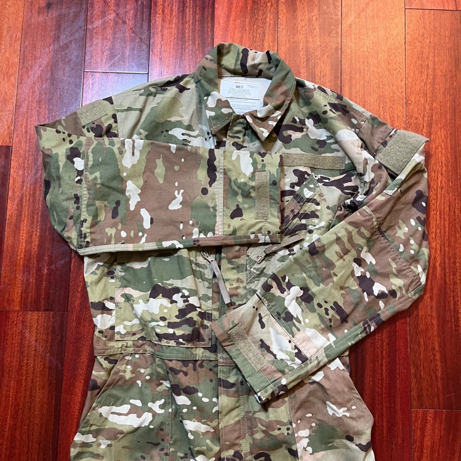 UNICOR Military Mechanics Coveralls Men Med M OCP Multicam Camo 8415-01-664-3140 - product detail image 3