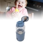 Portable Milk Warmer Cup Fast Heating Insulated Water Bottle For Travel Blue New