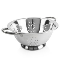 KüChensieb Seiher Nudelsieb Edelstahl Mit Griffen Und Fuß 24Cm Vilde