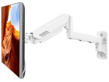 Monitor Wall Mount Fits 17-32 Inch Flat/Curved Computer Screens, Single Wall ...