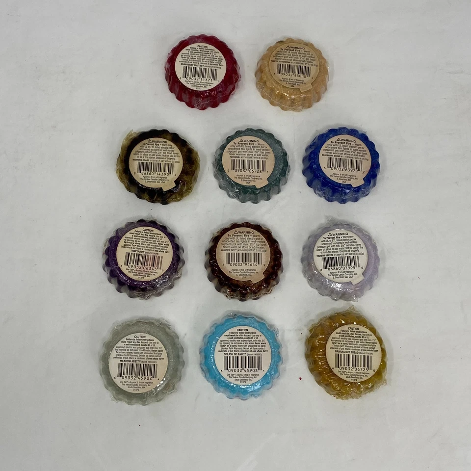 (11) ALL UNIQUE SCENTS Lot YANKEE CANDLE Wax Melts SEALED - Image 2 of 2