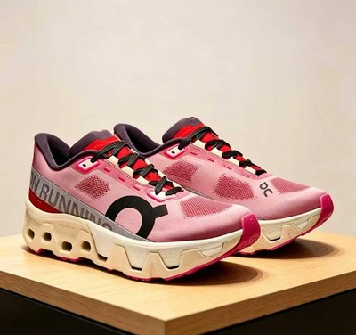 On CloudMonster Hyper Red Cream 3WE10123344 CloudTec Women's Running Shoes