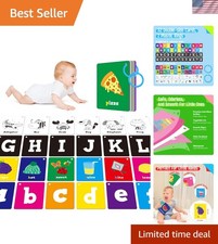 Educational 52 PCS Double-Sided Baby Flashcards - Black  White Visual Aids