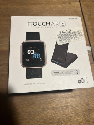 itouch air 3 smart watch Plus 3 In 1 Wireless Charging Station 