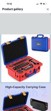 STARTRC GAMES Hard Carrying Case Nintendo Switch 2 IP67 Waterproof Black Red/blu