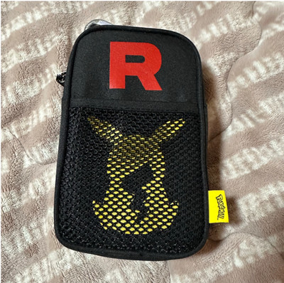 IAB Studio x Pokemon Team Rocket Pouch Black Red Korea Offline Exclusive New