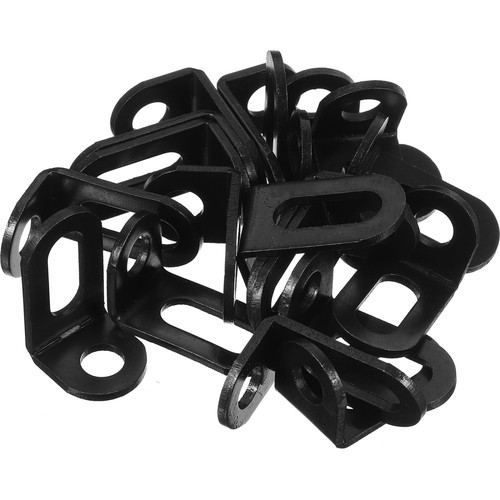 20 Pcs Iron Horn Code Heavy Duty Corner Bracket L Brackets for Shelves - Bild 3 von 12