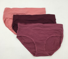 Felina Ladies' 3 Pack Pima Cotton Wide Waistband Hipster, Multi, S