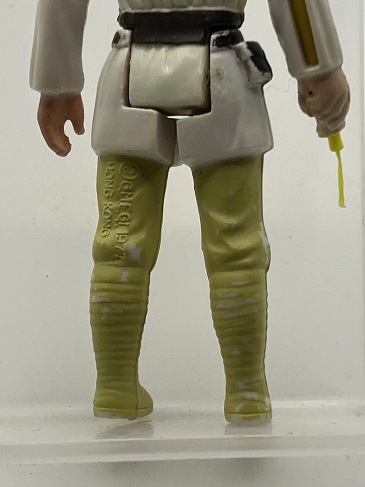 Star Wars Luke Farmboy 1977 Sem Carta no Sabre Pernas Verde Claro Vintage CS 531 - Imagem 3 de 3