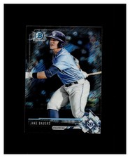 2017 Bowman Chrome Mini Prospects Black Shimmer Refractor Jake Bauers /100